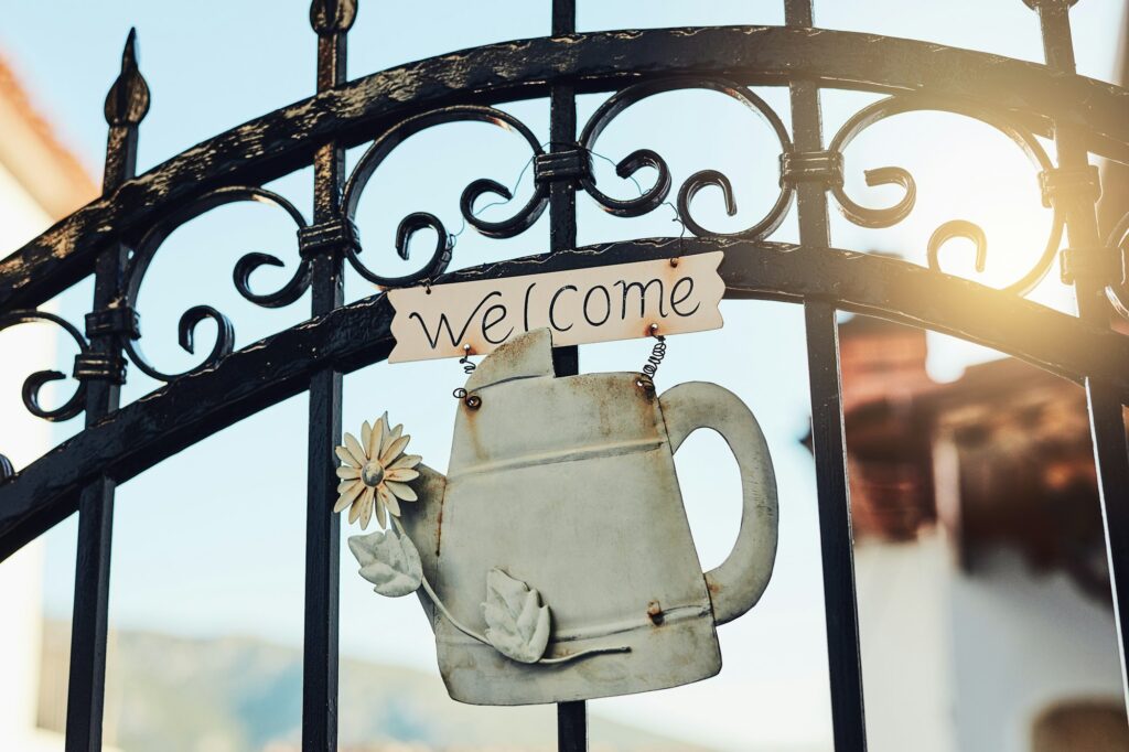 Make your house a home. Cropped shot of a residential gate.